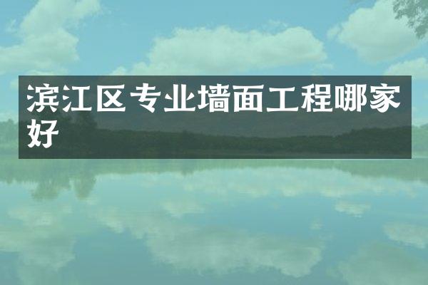 滨江区专业墙面工程哪家好