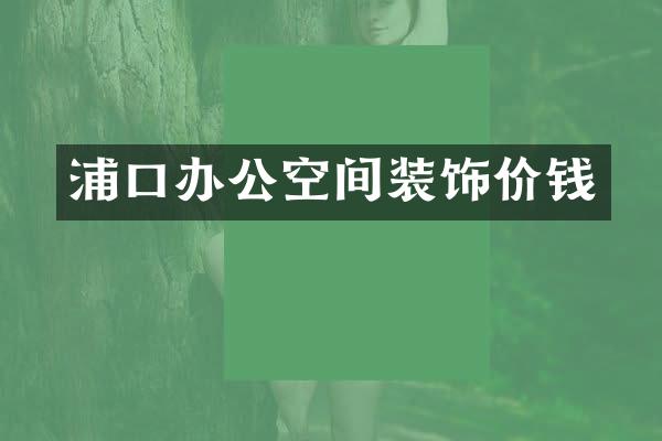 浦口办公空间装饰价钱