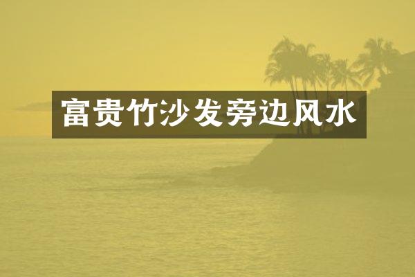 富贵竹沙发旁边风水
