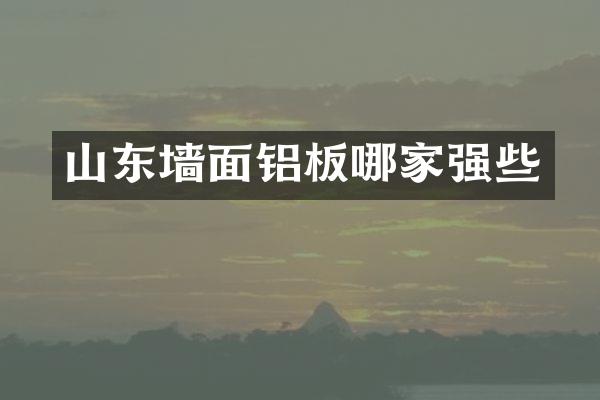 山东墙面铝板哪家强些