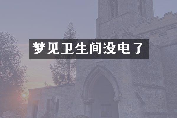 梦见卫生间没电了