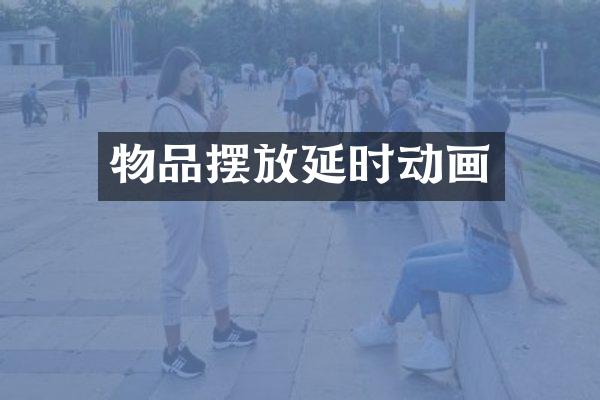 物品摆放延时动画