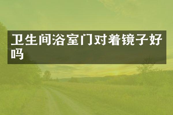 卫生间浴室门对着镜子好吗