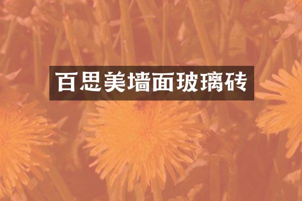 百思美墙面玻璃砖