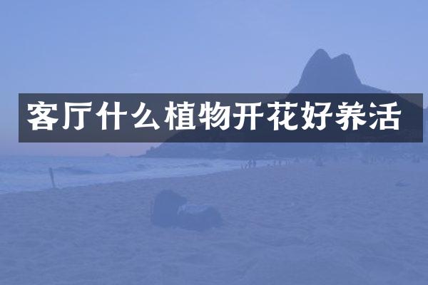 客厅什么植物开花好养活