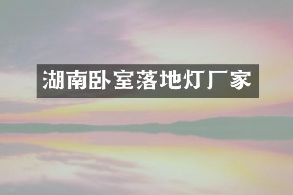 湖南卧室落地灯厂家