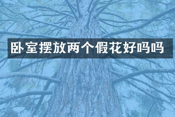 卧室摆放两个假花好吗吗
