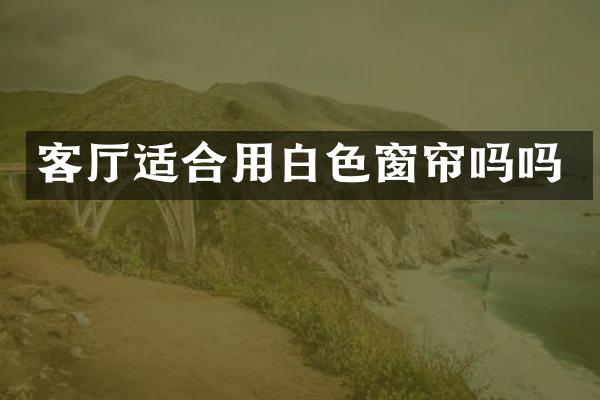 客厅适合用白色窗帘吗吗