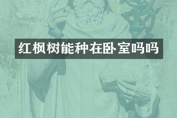 红枫树能种在卧室吗吗