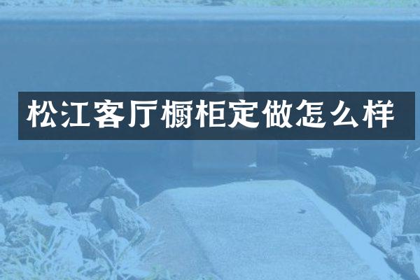 松江客厅橱柜定做怎么样