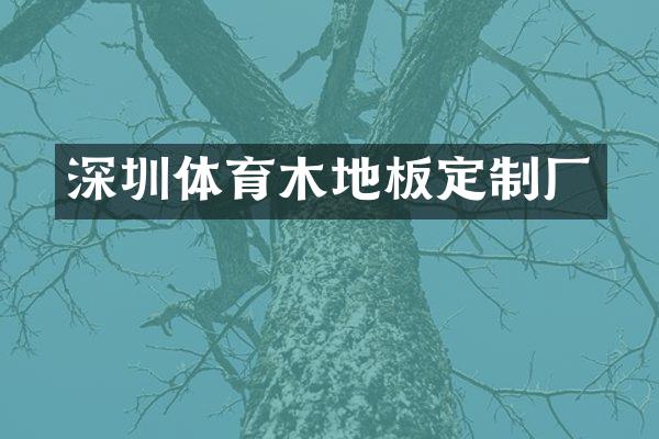 深圳体育木地板定制厂
