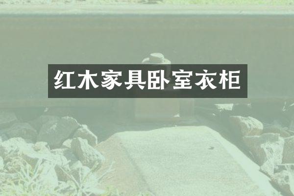 红木家具卧室衣柜