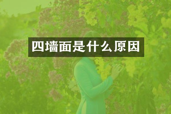 四墙面是什么原因