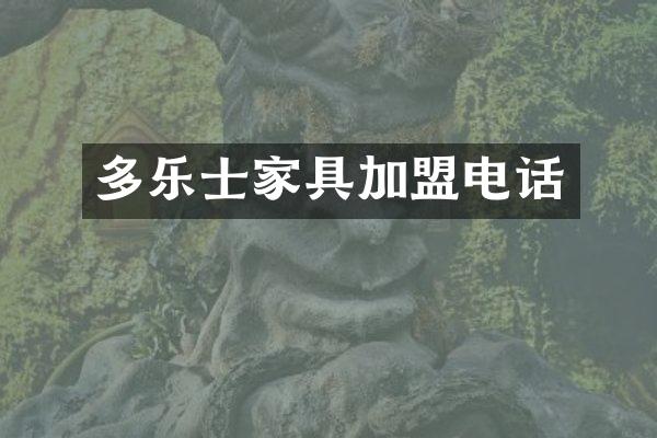 多乐士家具加盟电话
