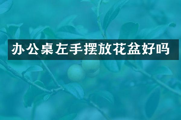 办公桌左手摆放花盆好吗