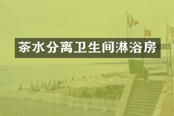 茶水分离卫生间淋浴房