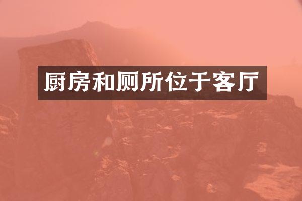 厨房和厕所位于客厅