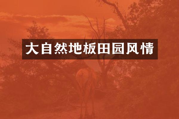 大自然地板田园风情