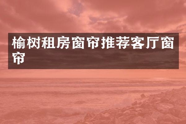 榆树租房窗帘推荐客厅窗帘