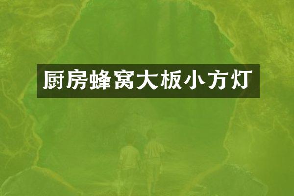 厨房蜂窝大板小方灯