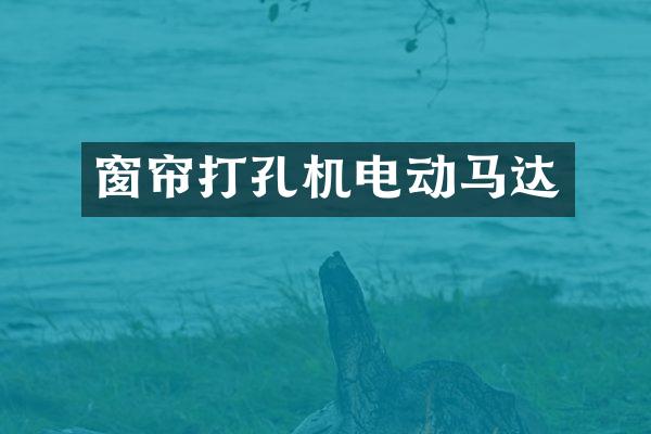 窗帘打孔机电动马达