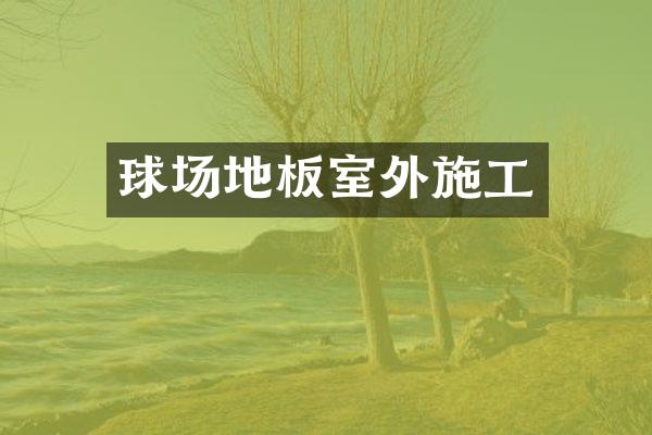 球场地板室外施工