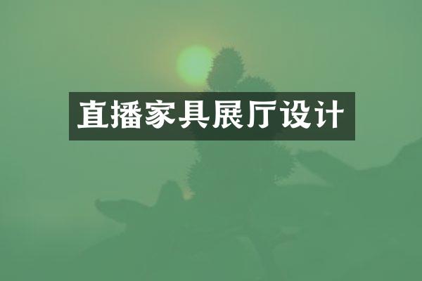 直播家具展厅设计