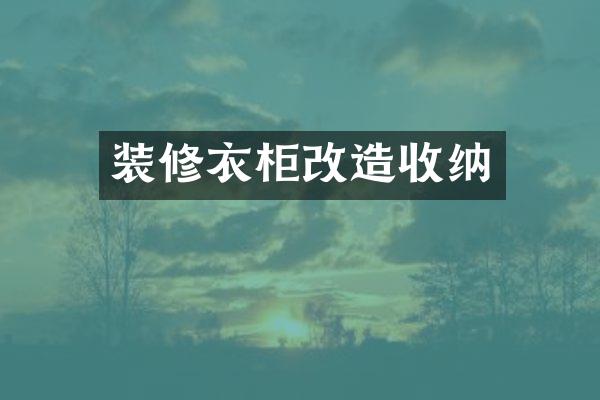 装修衣柜改造收纳