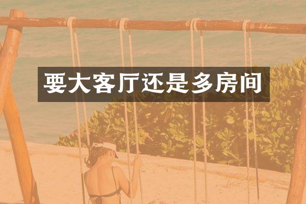 要大客厅还是多房间