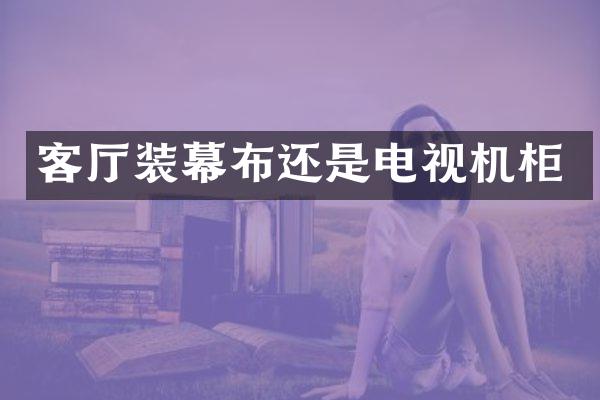 客厅装幕布还是电视机柜