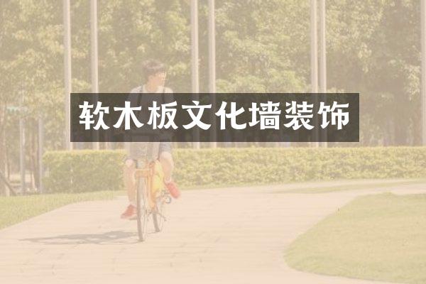 软木板文化墙装饰