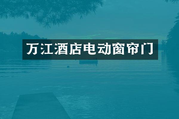 万江酒店电动窗帘门