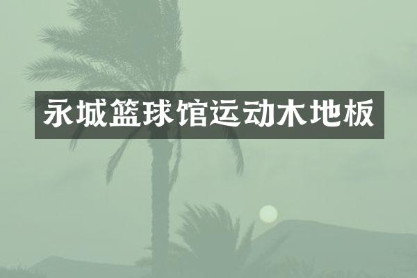永城篮球馆运动木地板