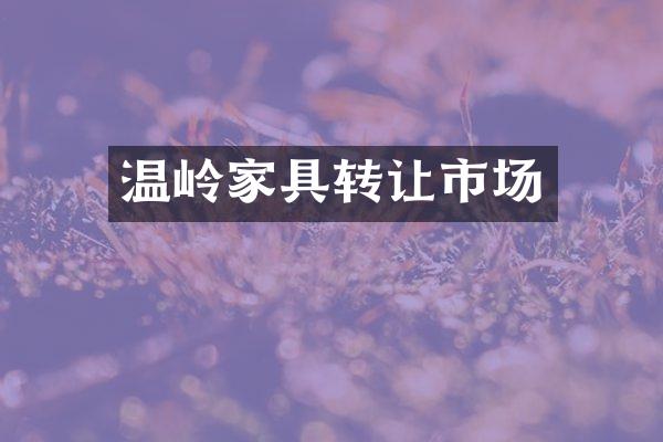 温岭家具转让市场