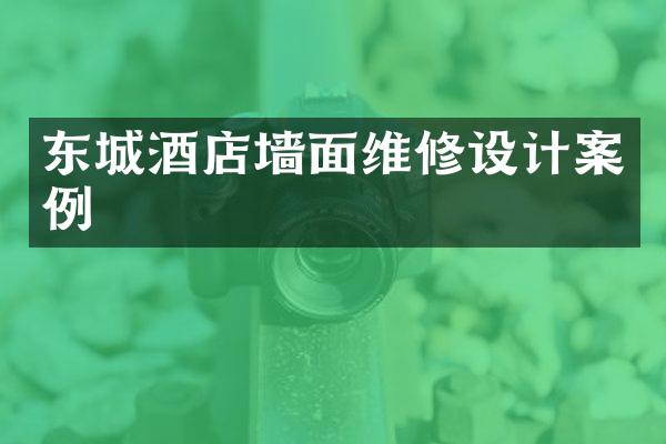 东城酒店墙面维修设计案例