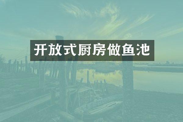 开放式厨房做鱼池