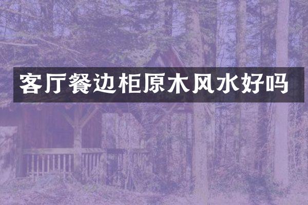 客厅餐边柜原木风水好吗