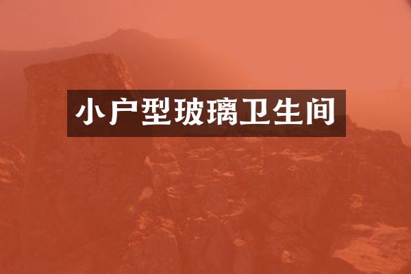 小户型玻璃卫生间
