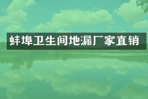 蚌埠卫生间地漏厂家直销