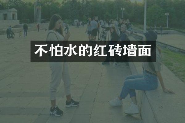 不怕水的红砖墙面