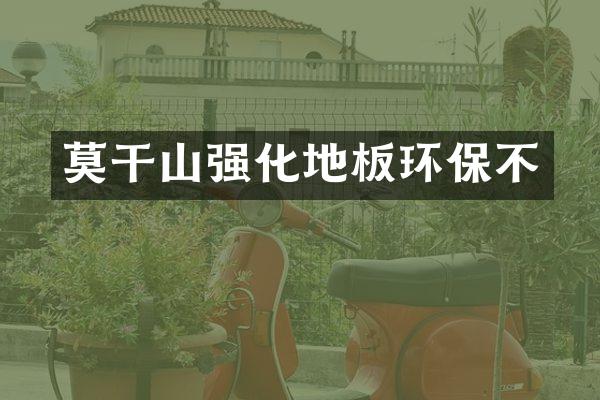 莫干山强化地板环保不