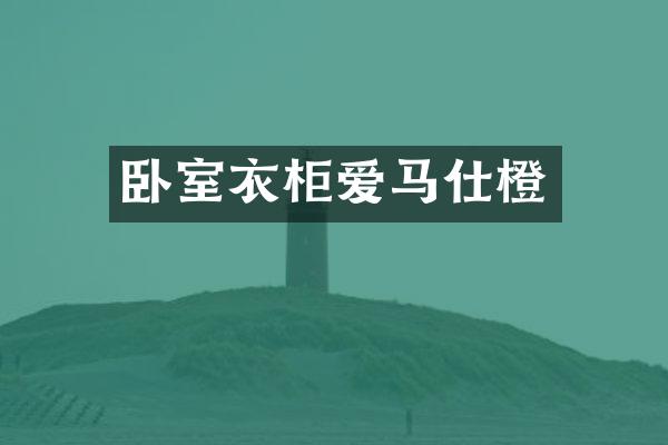 卧室衣柜爱马仕橙