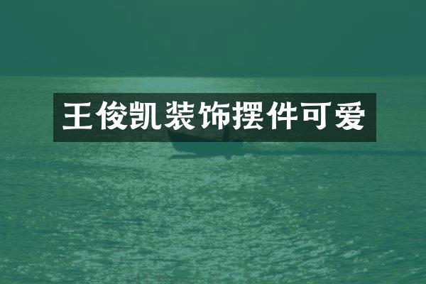 王俊凯装饰摆件可爱