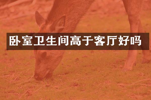 卧室卫生间高于客厅好吗