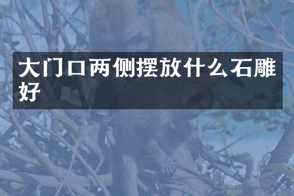 大门口两侧摆放什么石雕好