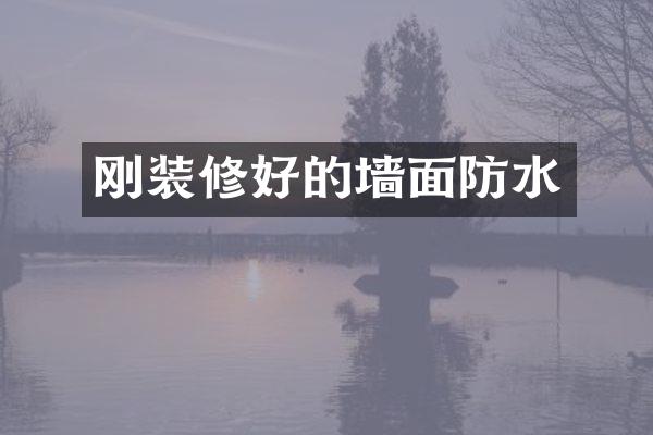 刚装修好的墙面防水