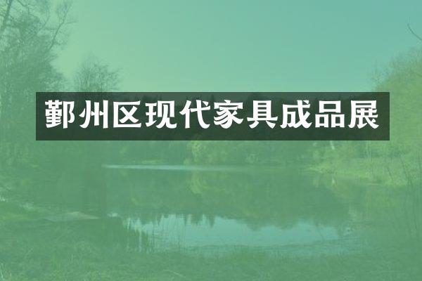 鄞州区现代家具成品展