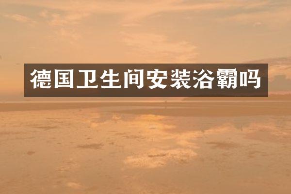 德国卫生间安装浴霸吗