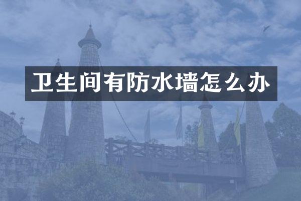 卫生间有防水墙怎么办