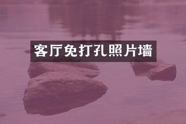 客厅免打孔照片墙